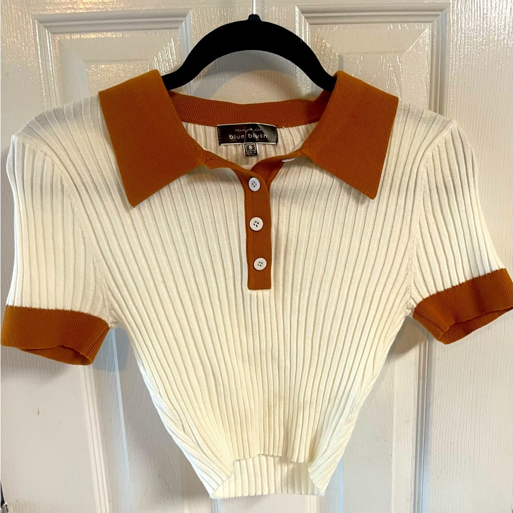 Cute crop top NWT Size S